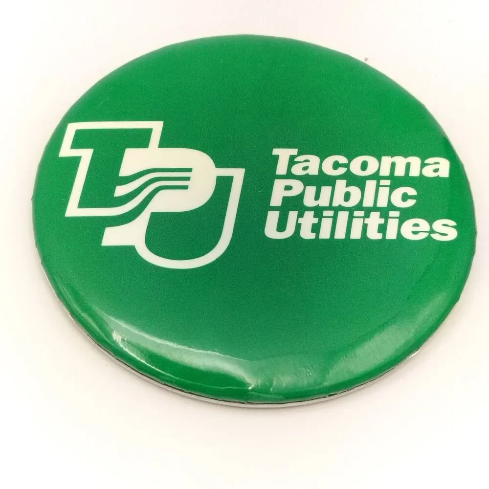 Tacoma Public Utilities Vintage Pin Brooch Washington